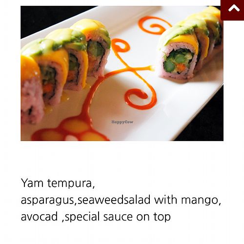 Green Mango Roll at Sushi Well in New Westminster