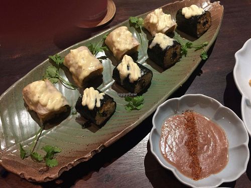 Rice rolls at Uu Dam Chay in Hanoi