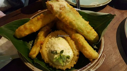 Fried avocado!! at Uu Dam Chay in Hanoi