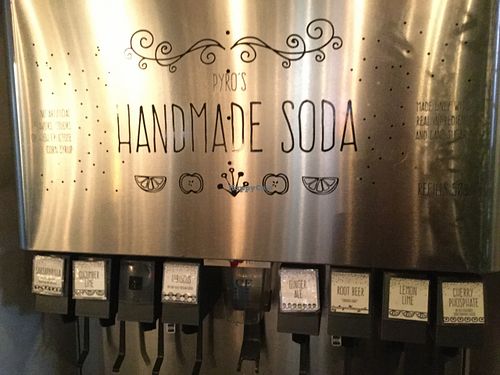 Their homemade sodas at Pyro Pizza - Food Truck in Portland