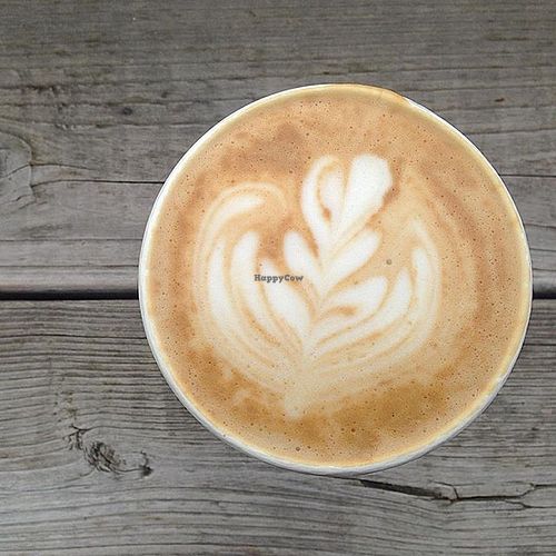 Latte at Genies Cafe in Portland