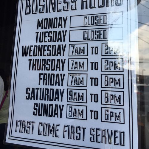 hours at GOOD juju in Frederick