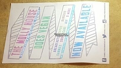 new vegan menu at The Molly House in Manchester