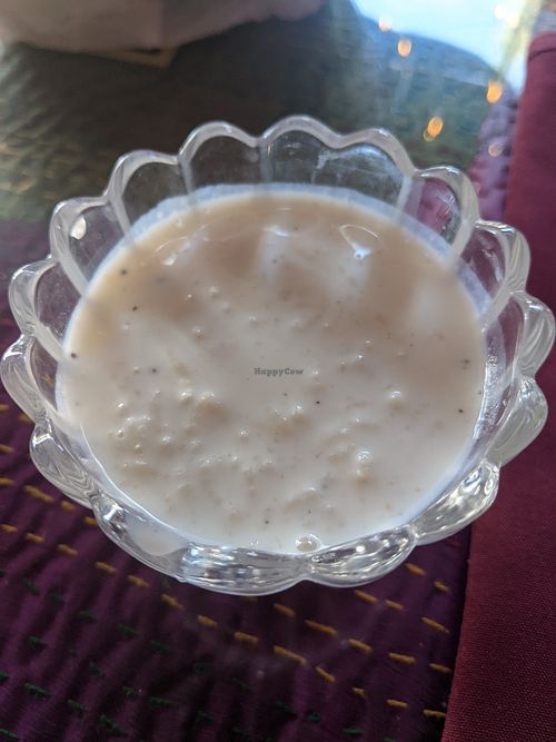 Rice pudding! Made with coconut milk. at The Taj Cafe in Ventura