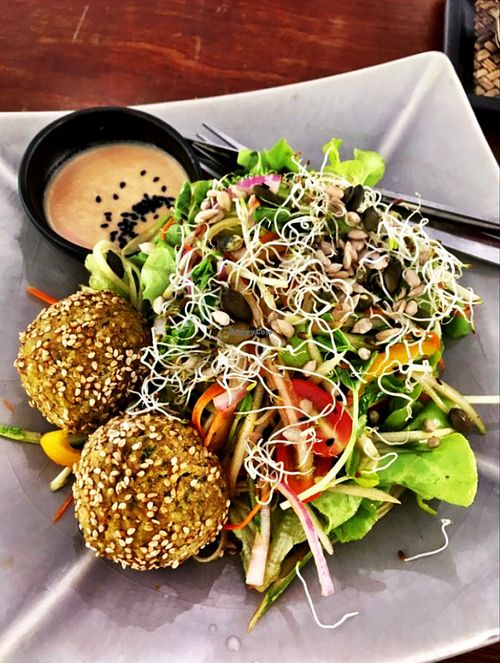 Falafel Salad at Greenlight Cafe & Bar in Koh Samui