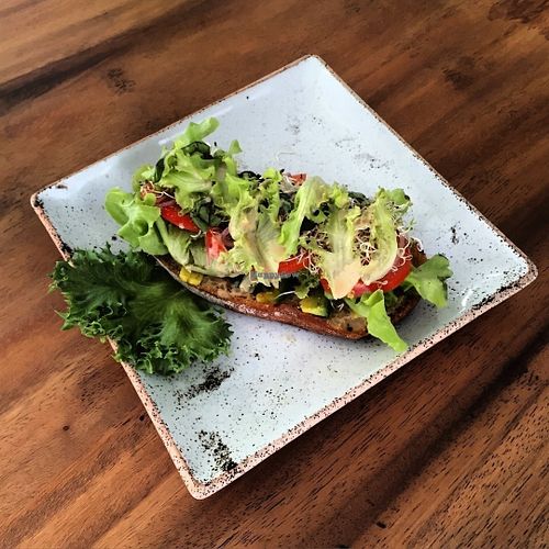 Veggie Toast at Greenlight Cafe & Bar in Koh Samui