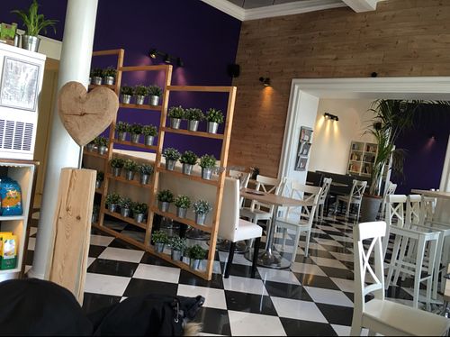 inside at My Heart Beats Vegan in Mannheim