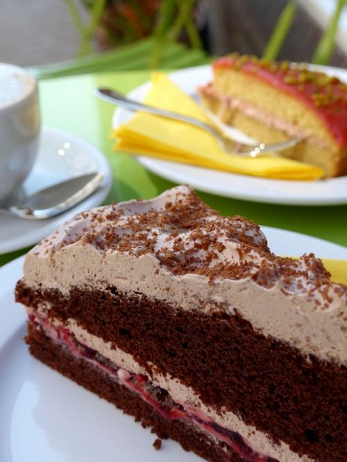 Chocolate cake! at Molly & Alf in Flensburg