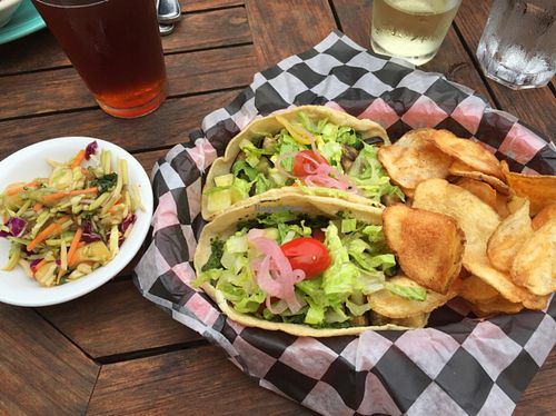 vegan tacos at Dajio Restaurant in Ocracoke