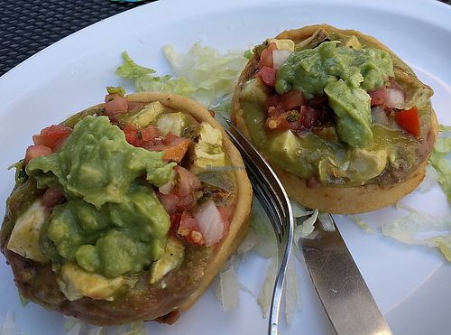 Sopas, vegan style. Delicious! at Don Julio's in Rohnert Park