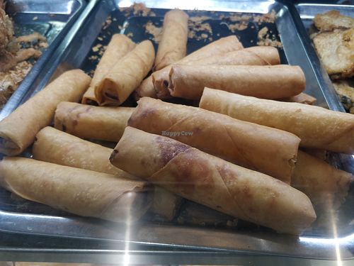 Spring roll at Zhen Ji Vegetarian 珍记斋 in Central Singapore