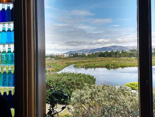 Really lovely view at Aalto Bistro in Reykjavik