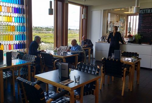 Interior at Aalto Bistro in Reykjavik