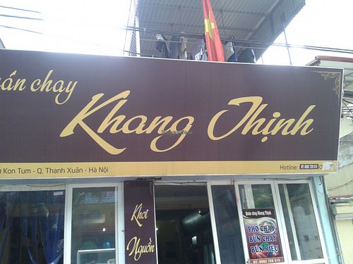 Entrance to this cheapest buffet style in Hanoi at Khang Thinh in Hanoi