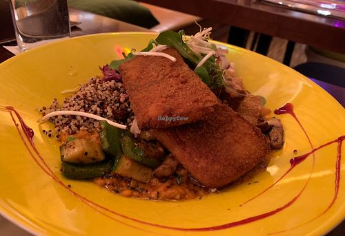 Quinoa, tofu and grilled vegetables. #Veganuary at Die Röhre in Unterach Am Attersee