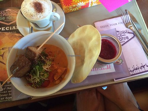 breakfast ";grande vegande"; at Die Röhre in Unterach Am Attersee