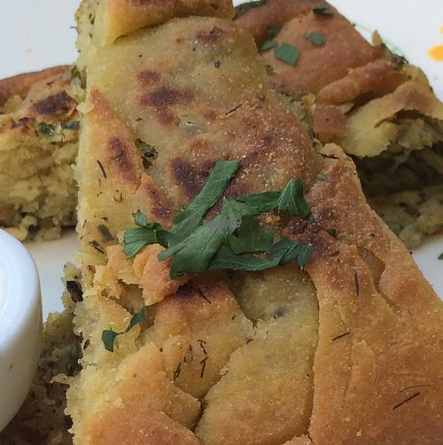 delicious vegetable pie at Yard of Taste in Zakynthos