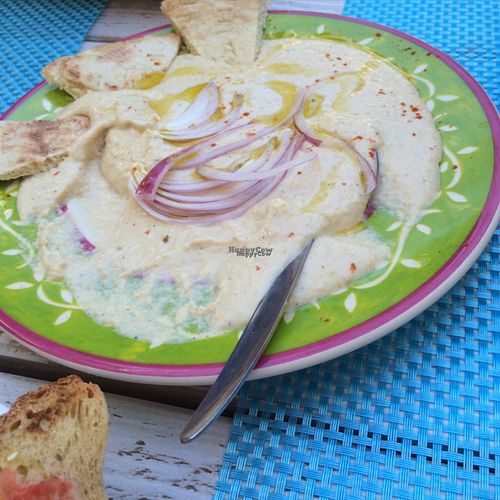 humous on a different day at Yard of Taste in Zakynthos