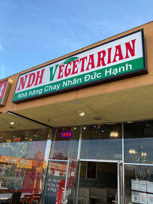 I was assured by customers and owner it’s vegan. at NDH Vegetarian - Nhan Duc Hanh in Westminster