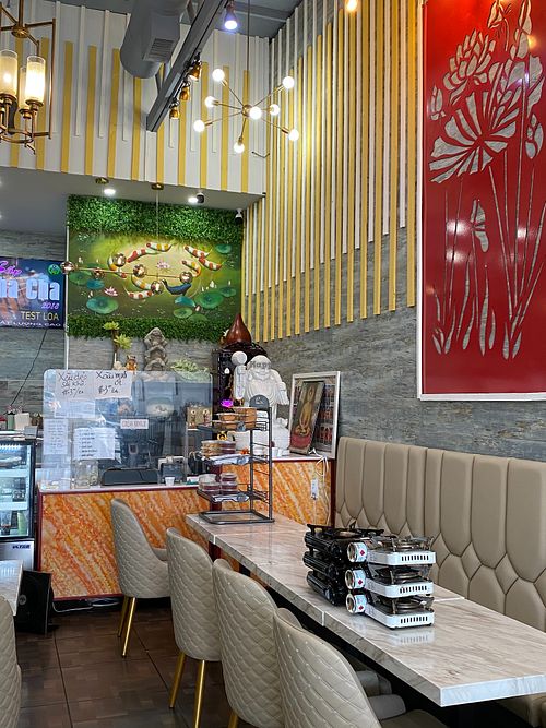 Interrior at NDH Vegetarian - Nhan Duc Hanh in Westminster