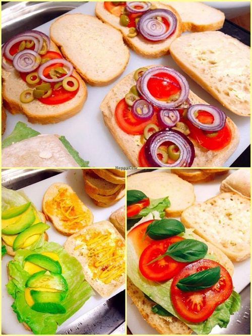 Sandwiches  at Jenny's in Orkney Islands