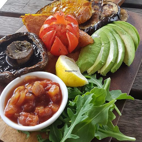 vegan breakfast board at Sol Natural Foods in Darra
