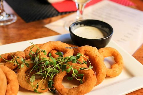 onion rings at Punkt 13:15 in Parnu