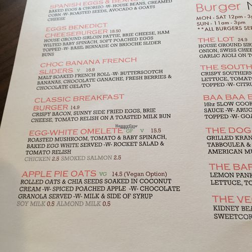 Apple pie oats  at Lazy May's in Greenway