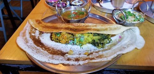 Dosa at Dosa Bar in Tel Aviv