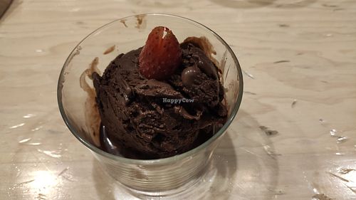 Helado vegano at Basico Food & Juice in Mexico City