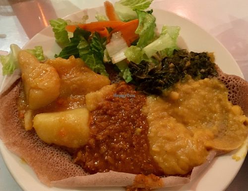 Vegetarian Combo at New Eritrea in San Francisco