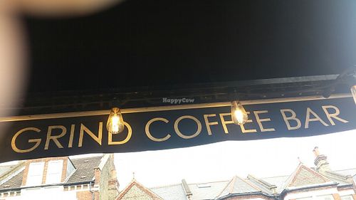 "Grind Coffee"..? Maybe they forgot the "Bump and" at Ground Coffee Society in South West London