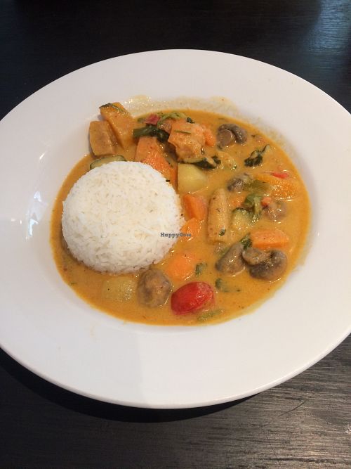 Thai curry.  at Aingels Cafe Bistro in Basingstoke