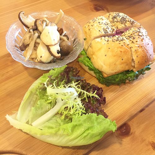 Tofu burger at LN Fortunate Coffee 幸福咖啡 - Kwai Hing in New Territories