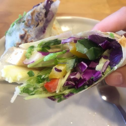 Veggie Avocado Wrap at LN Fortunate Coffee 幸福咖啡 - Kwai Hing in New Territories