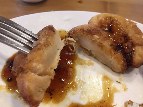 Lion's Mane Mushroom "steak" at LN Fortunate Coffee 幸福咖啡 - Kwai Hing in New Territories