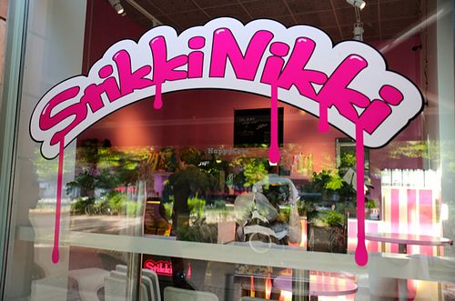 shop window at StikkiNikki - Gotgatan in Stockholm