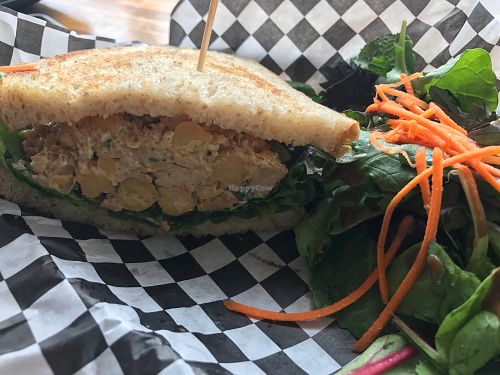 chickpea sandwich at Berben & Wolff's in Albany