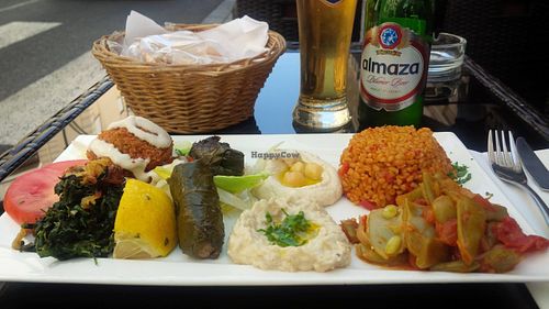 The Vegan Six-Item Sampler that everyone is talking about... at Le Maroush in Cannes