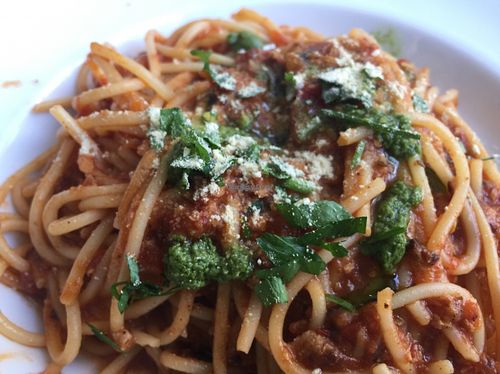 Spaghetti Bolognese at Janine Loves Sunday in Paris