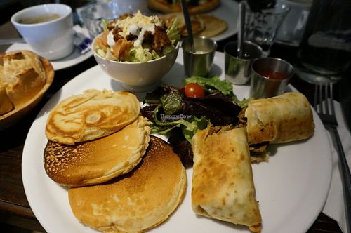Sunday Brunch: Caesar Salad + Kebabs + Pancakes at Janine Loves Sunday in Paris