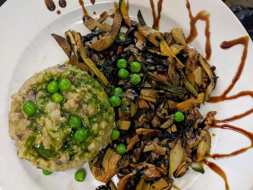 Mushroom Risotto at Janine Loves Sunday in Paris