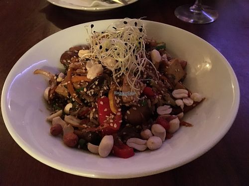 Wok Smoked Tofu Stirfry  at Galerija Food in Split