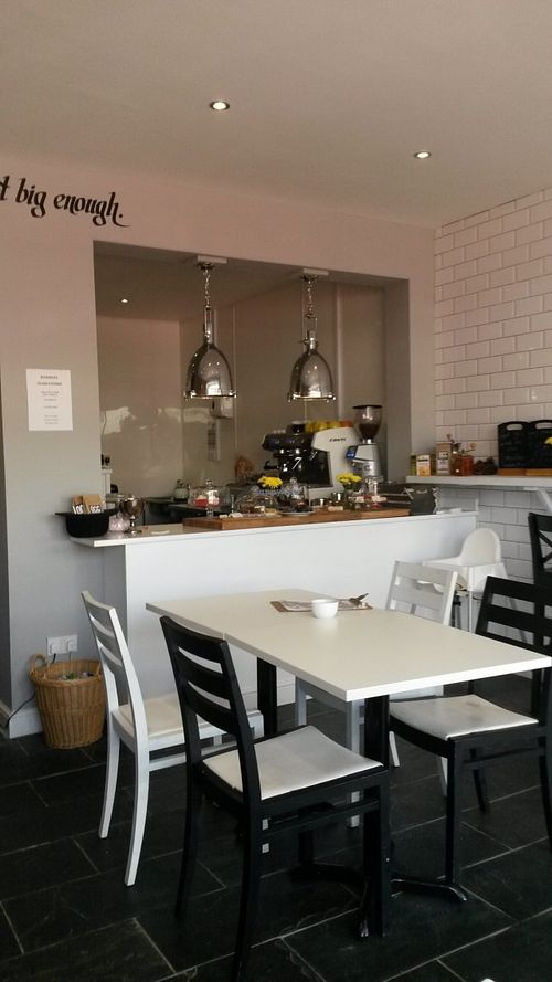 Inside decor and counter at Bojangles  in Sunderland