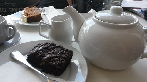 Tea and brownie at Bojangles  in Sunderland