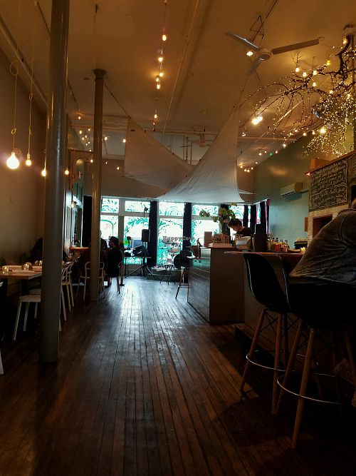 Front of restaurant at Fog Bar & Cafe in Rockland