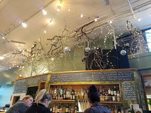 Bar area at Fog Bar & Cafe in Rockland