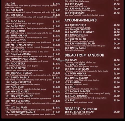   at New Delhi Tandoori Restaurant in Sunshine