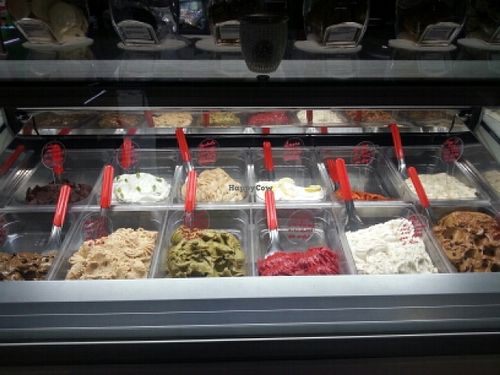 vegan gelato  at Bio & Chocolate in Siena