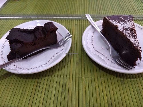 Chocolate cakes! at Bio & Chocolate in Siena